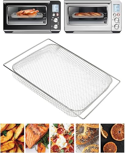 1PC Air Fry/Dehydrate Mesh Baskets Compatible with Breville BOV860 Smart | Convection Oven Air Fryer,Stainless Steel Baking Rack Tray Replacement for BOV860BSS/BOV860BST/BOV860BTR for 11 Cooking Modes