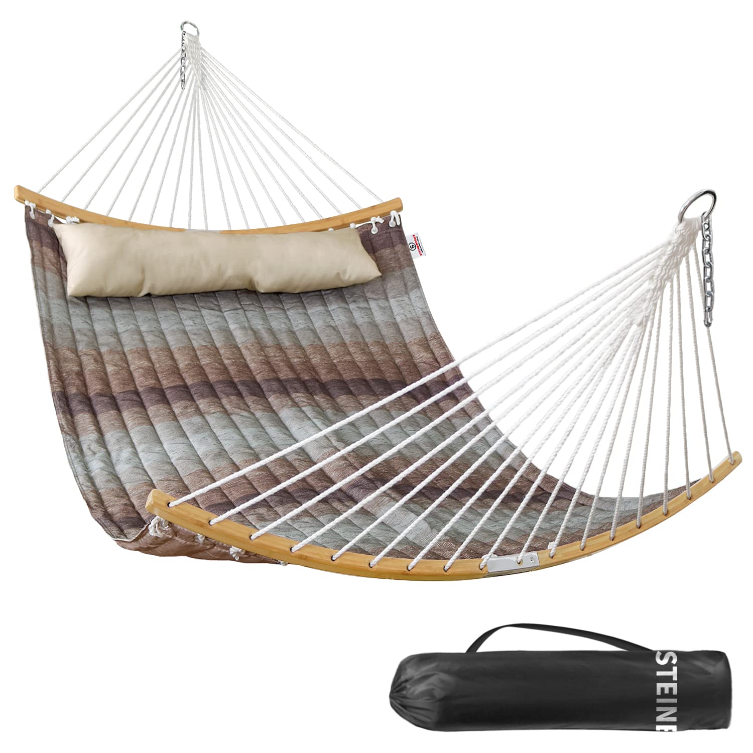 Double Hammock 11ft Quilted with Pillow
