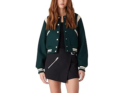 Blank NYC Woven Varsity Bomber Jacket Women
