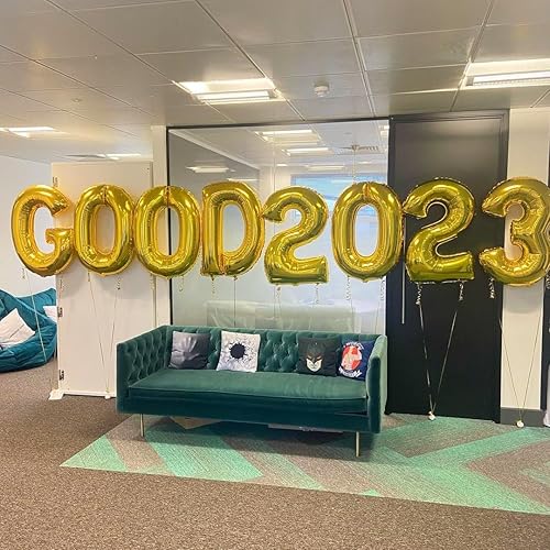 Miniatura 4 de Globos dorados de la letra O de 40 pulgadas, globos grandes del alfabeto O globos dorados de helio de aluminio de Mylar para decoración de