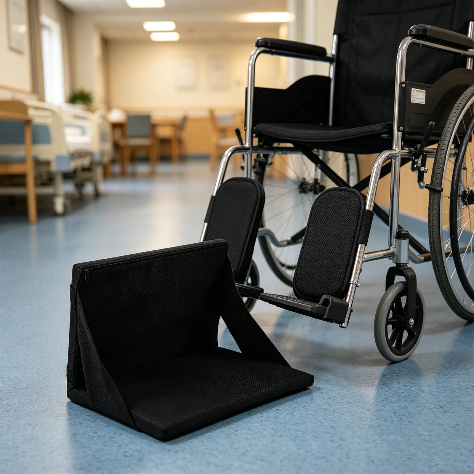 Lurrose Poduszka pod nogi do wózka inwalidzkiego, poduszka pod stopy dla
