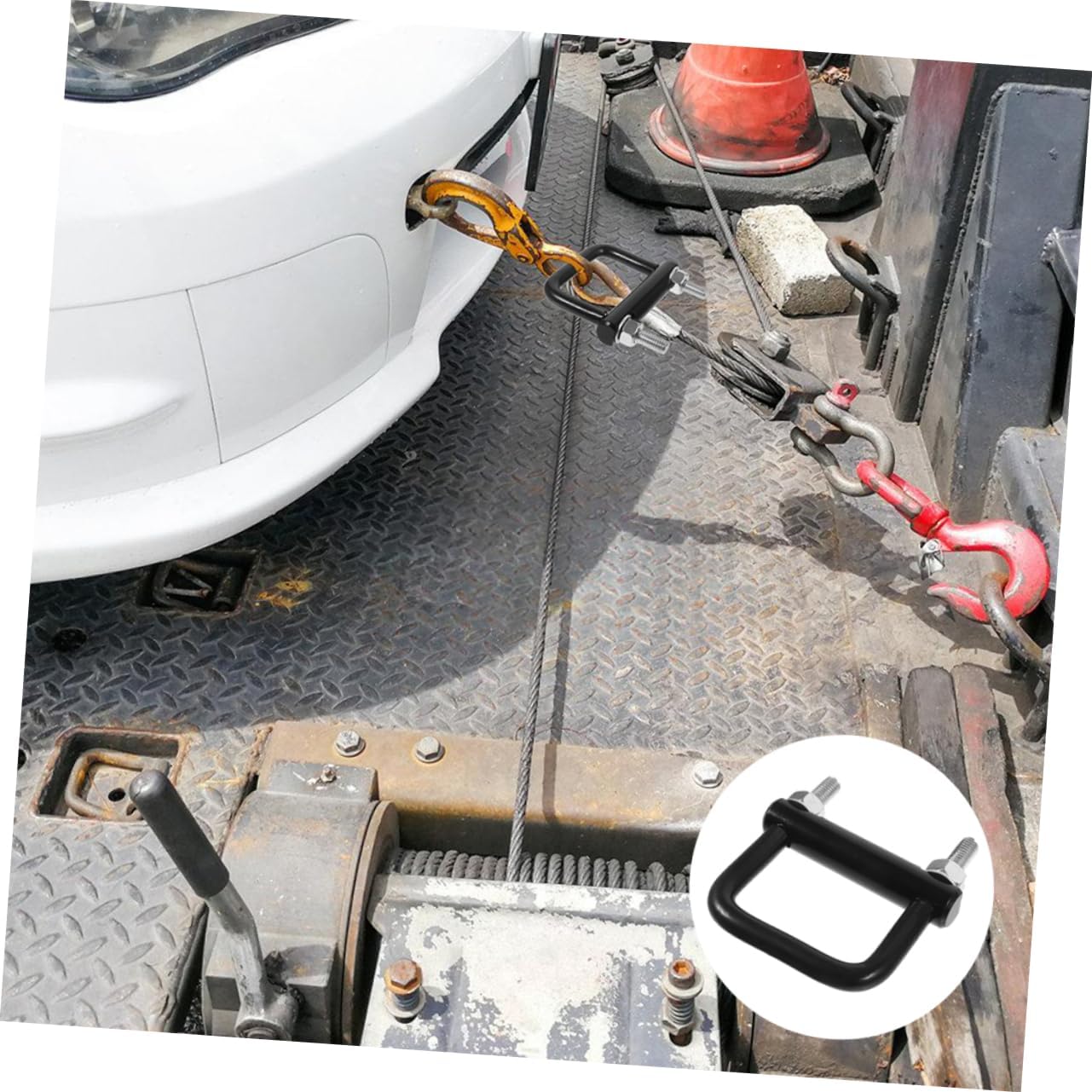 2pcs Trailer Hitch Rattle Heavy Duty Trailer Tightener Clamp for Secure Towing