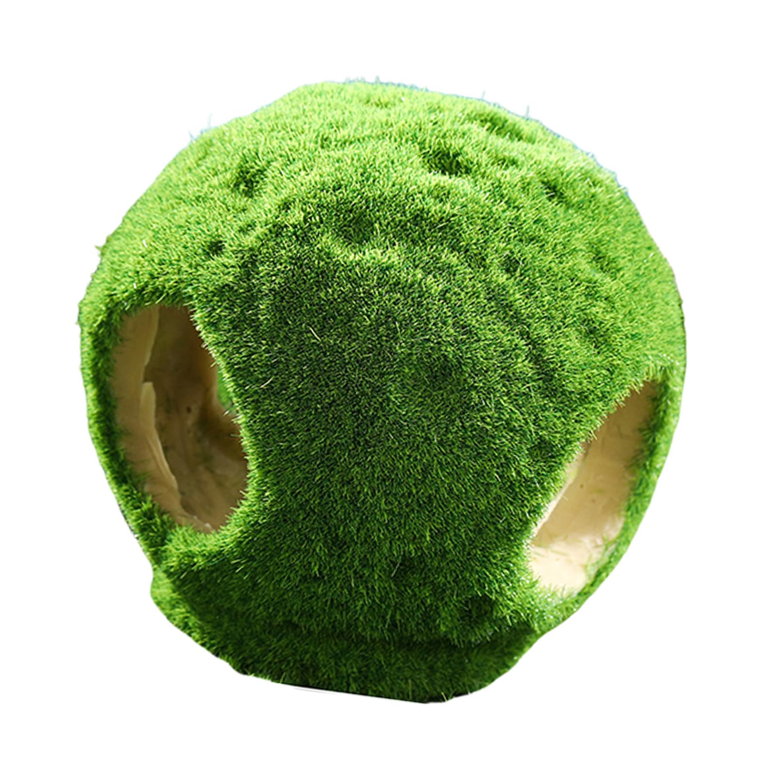 YUGSHNKFC Aquarium Landscape Rock House Model Aquariums Decorations Art Terrarium Habitat Ornaments Fish Tanks Landscape Artificial Cave House for Shrimp Breeding Moss Craft Habitat
