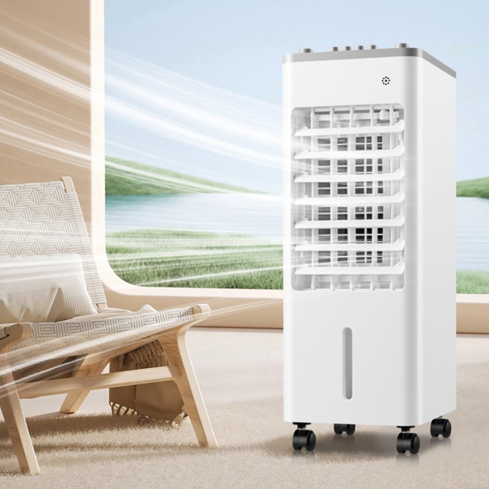 3-IN-1 Evaporative Air Cooler W/Remote & 3 Speeds