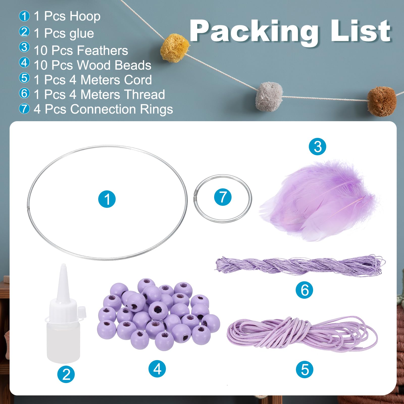 PATIKIL DIY Dream Catcher - Image 3