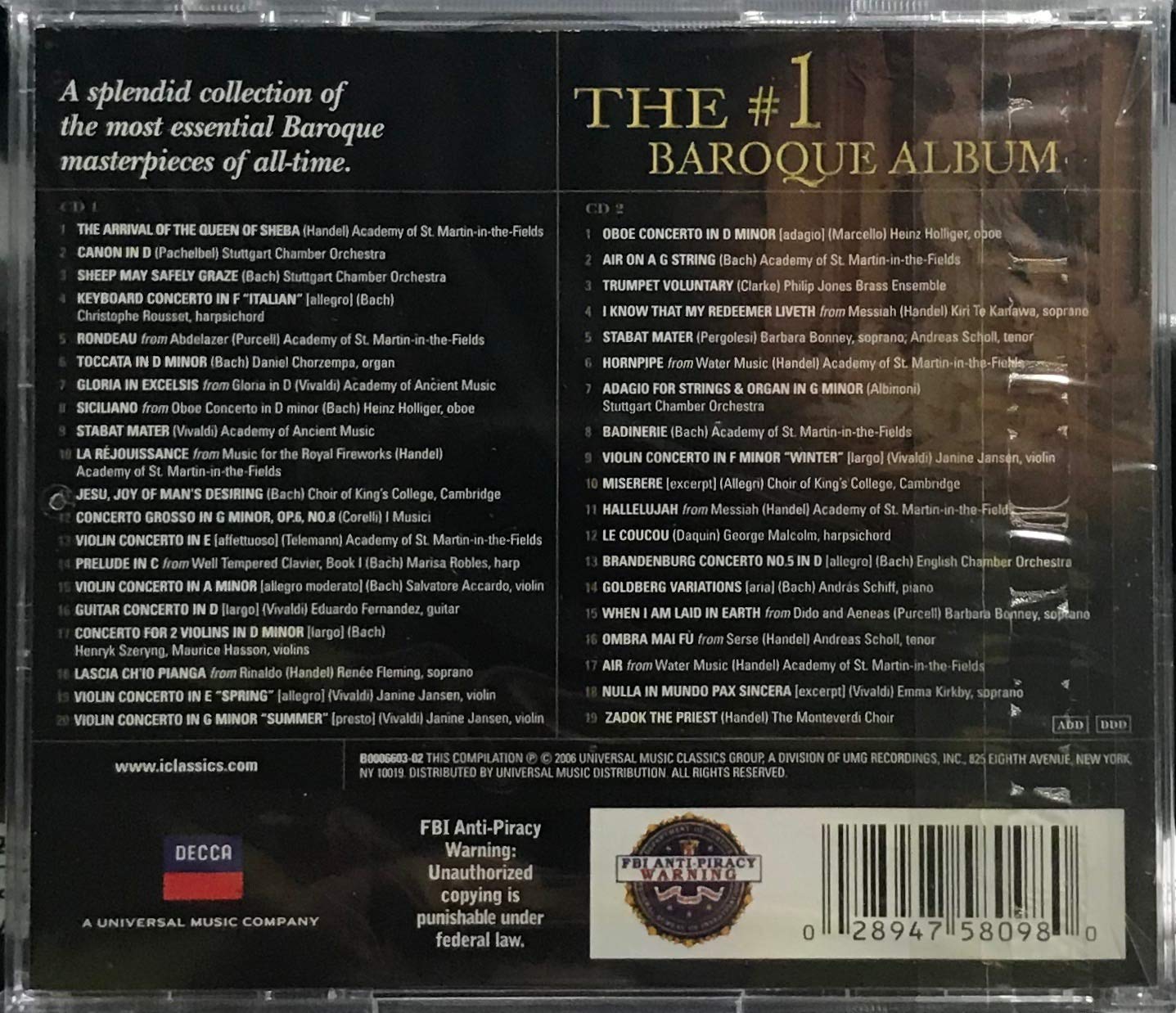 #1 Baroque Album