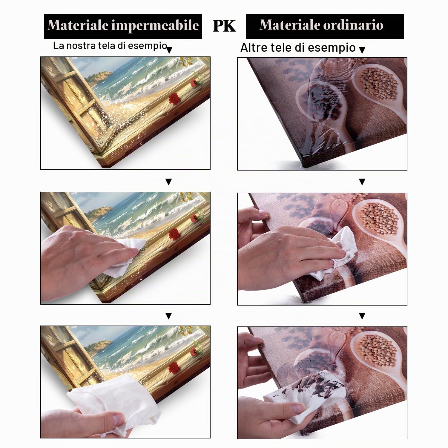 PIY PAINTING Stampa Su Tela, Natura Paesaggio Immagini Moderni Murale, Poster Artistico Autunnale, La Vista Dalla Finestra, Arte Murale Su Tela Seaside Per Camera Letto Soggiorno Ingresso, 3x30x40 cm