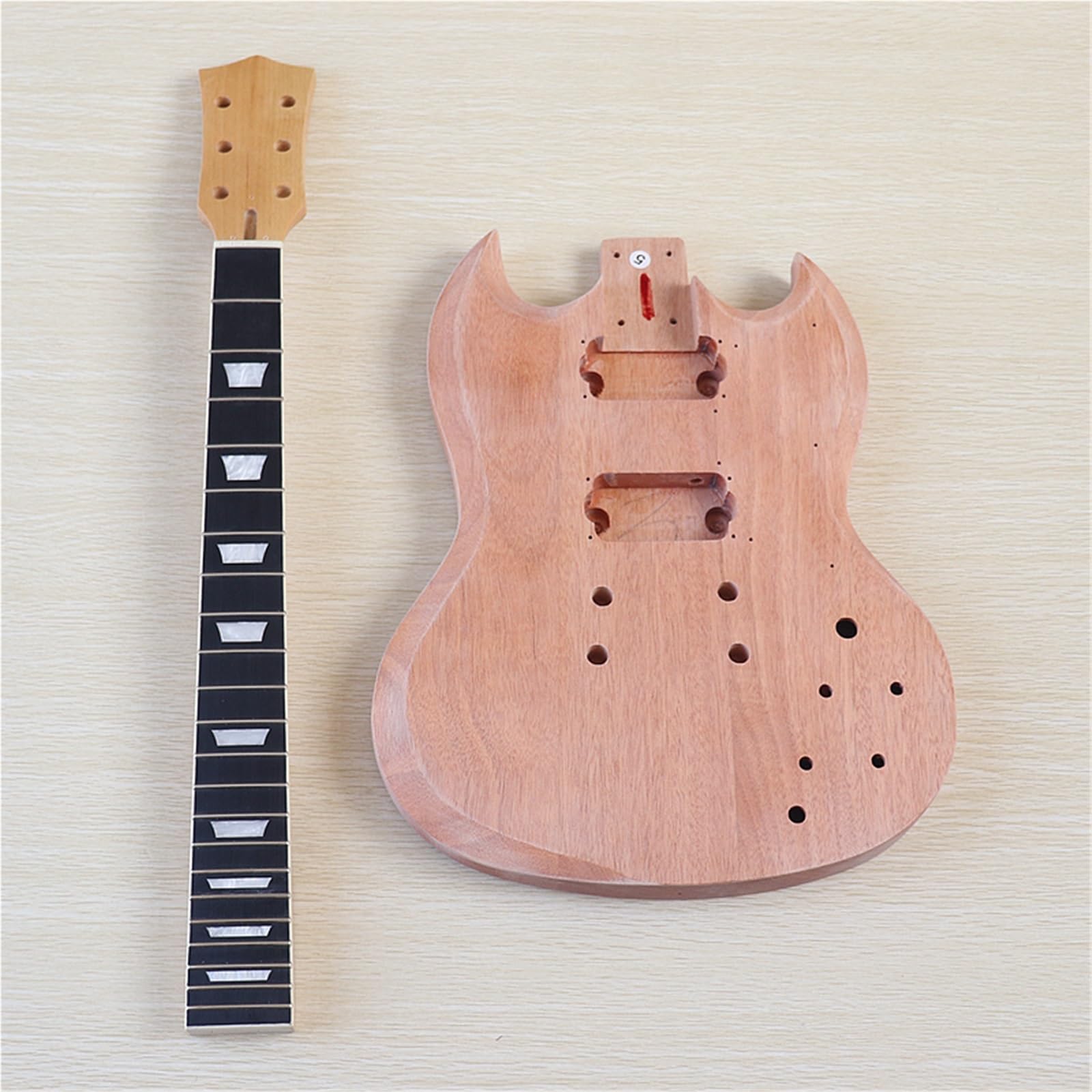 Unfinished Guitar Body DIY Semi Finished Body Kit Is Suitable For SG Electric Guitar Modification