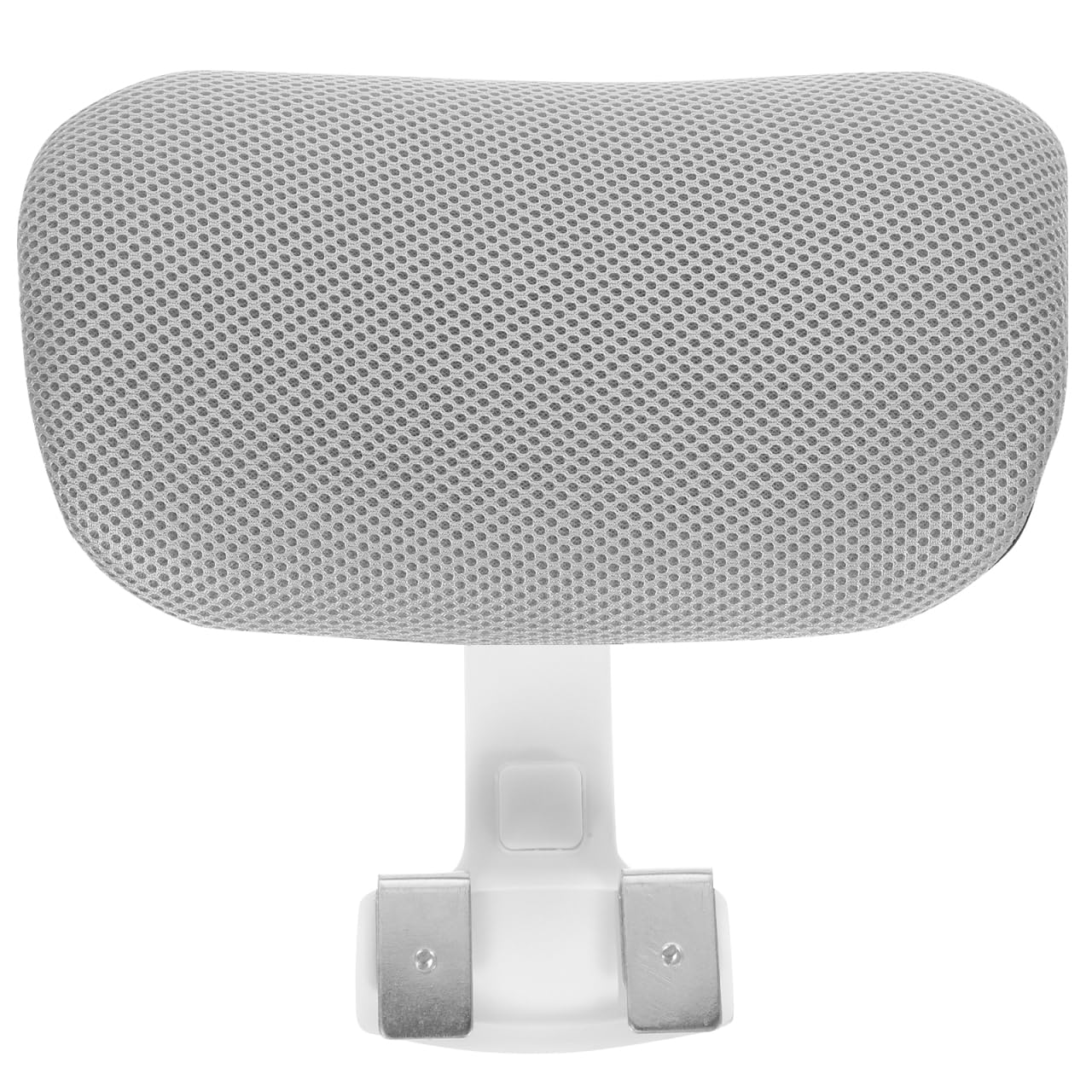 TOYANDONA Reposacabezas ajustable para silla de oficina, ergonómico, cómodo, altura ajustable para silla de ordenador, accesorios de estudio, marco blanco plateado