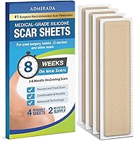 Vista 1 de Hojas de silicona para la eliminación de cicatrices quirúrgicas: cinta reutilizable para tratamiento de cicatrices queloides, cesáreas