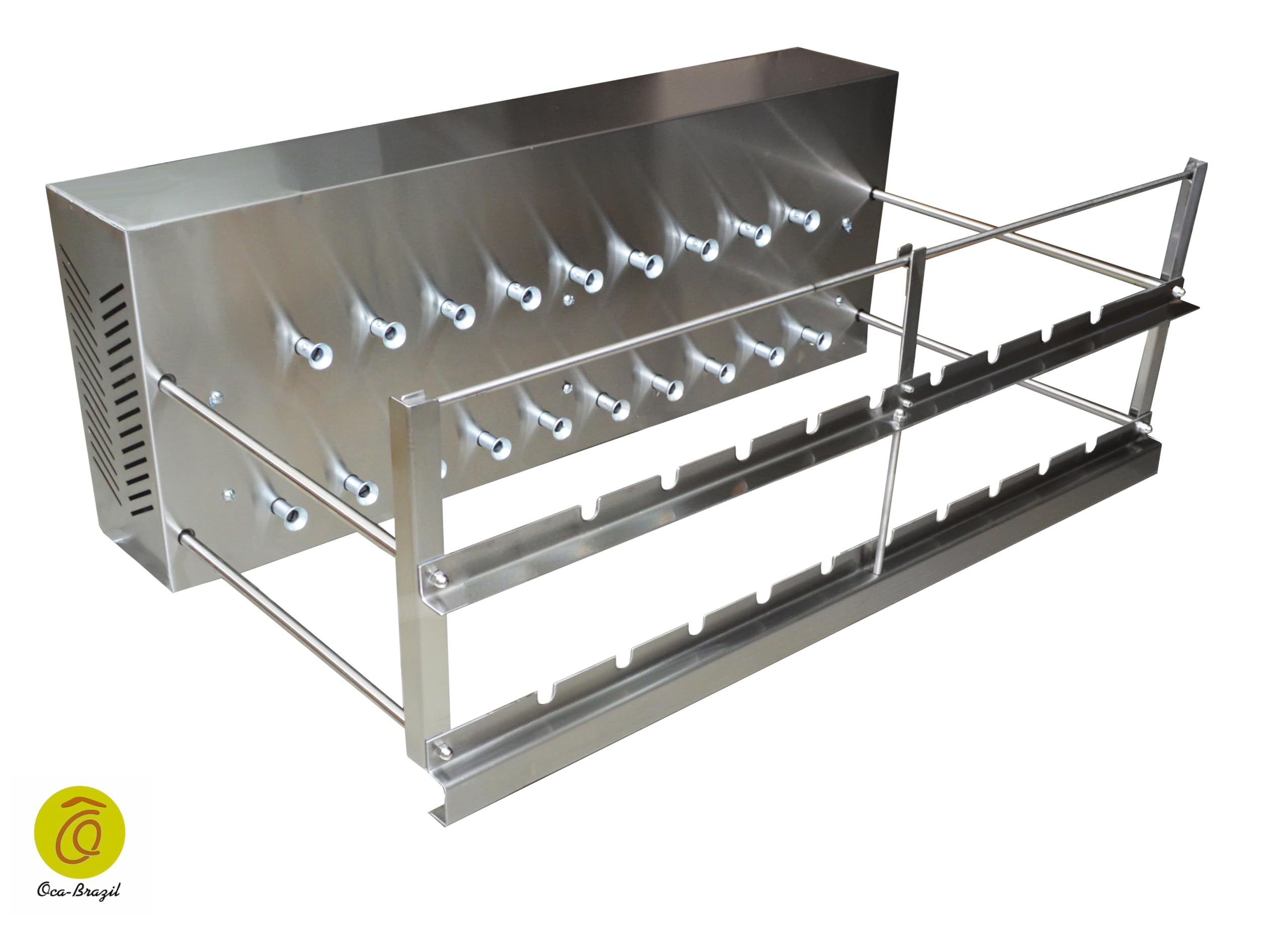 Brazilian Rotisserie System for BBQ - 19 Skewers - Professional Grade