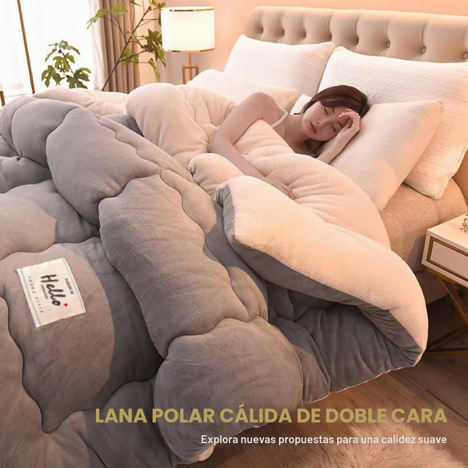 Edredón de Plumón Cama 90, Mezcla de Algodón Egipcio, 100% Plumón y Plumas Nuevas Edredón Nórdico para 4 Estaciones, Edredones Extrasuaves de Calor Medio (Grey,150x200cm-3kg)