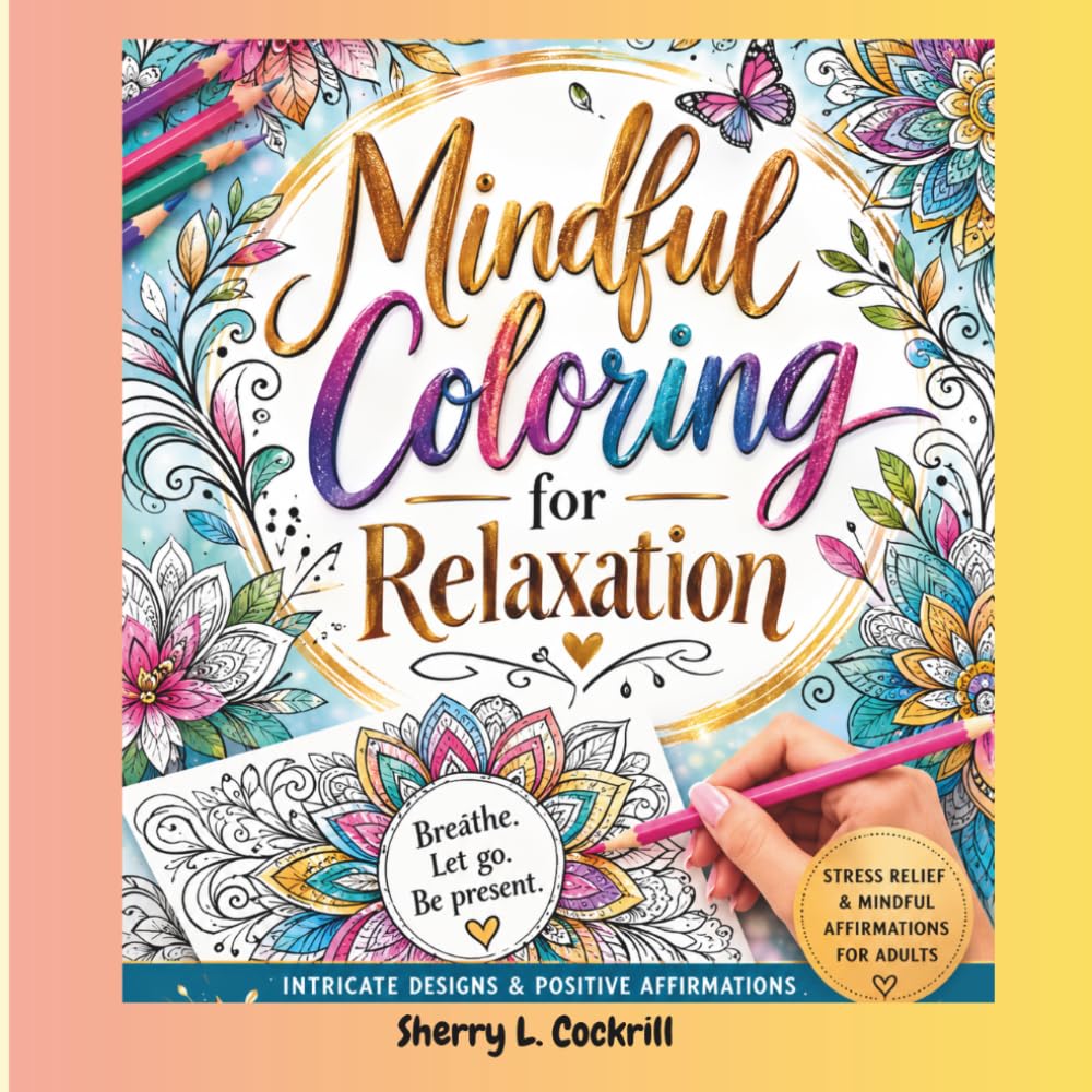 Mindful Coloring for Relaxation: Calm Your Mind -Inspire Your Soul. -Create Peace Through Color