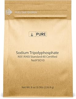 Pure Original Ingredients Sodium Tripolyphosphate (8 oz) Powerful Cleaning Agent, Water Softener, Laundry Additive