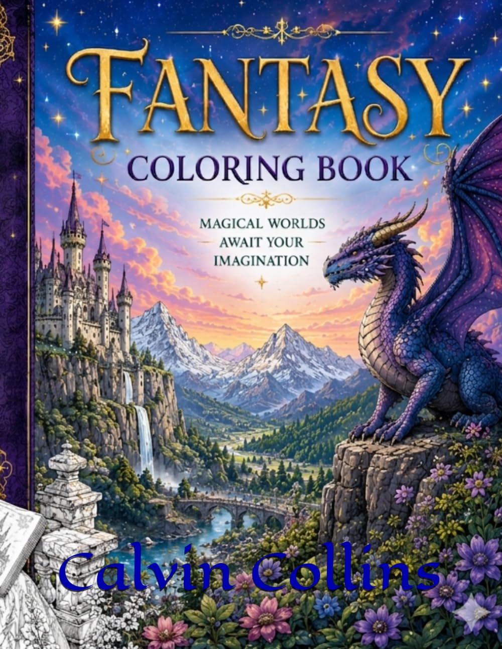 Realm of Fantasy Coloring Book
