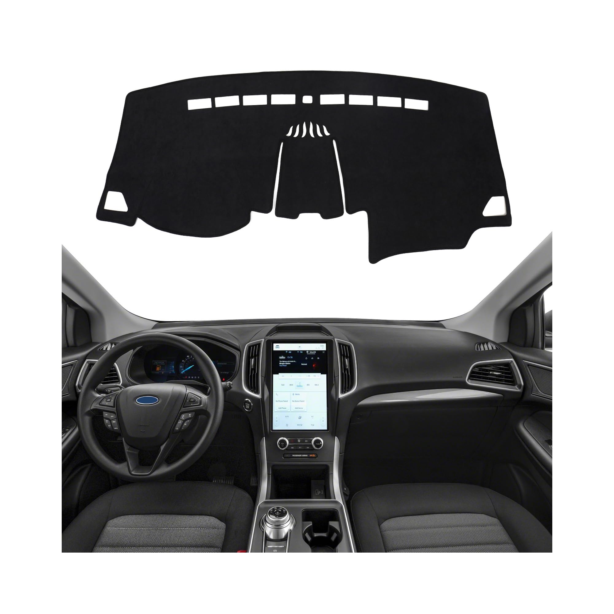 Photo 1 of BIBLOZ Dash Cover for Ford Edge 2015-2024 Black