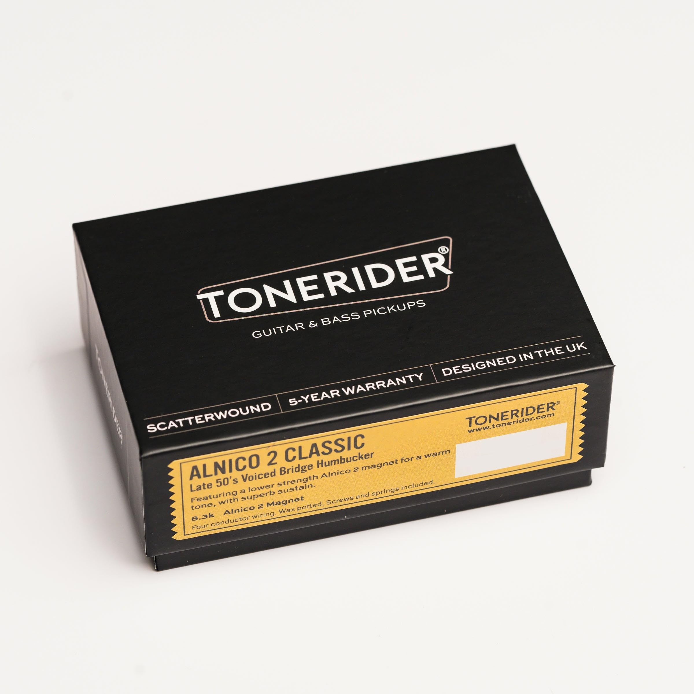 Tonerider Alnico 2 Classic BRIDGE Gold Cover