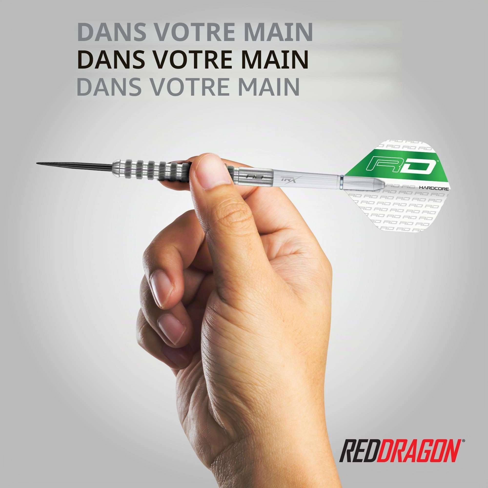 RED DRAGON Javelin Speedline Premium Tungstène Jeu de fléchettes Steeltip avec ailettes et tiges