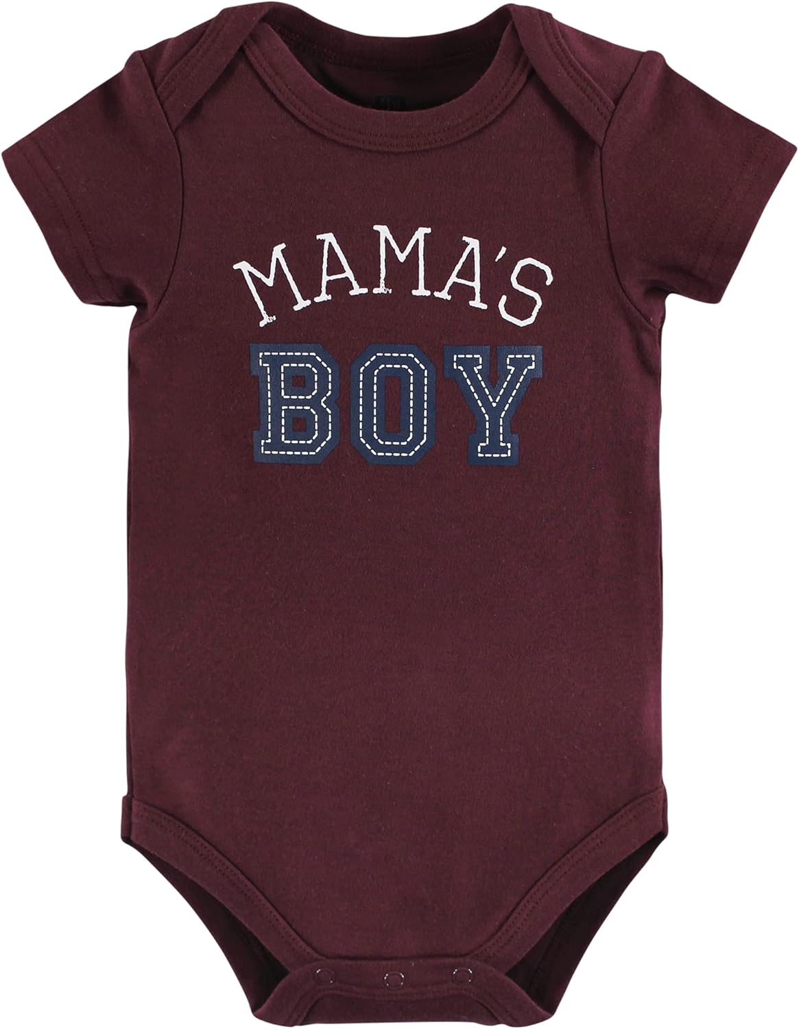 Hudson Baby Unisex Baby Cotton Bodysuits Mamas Boy, 12-18 Months - Image 3