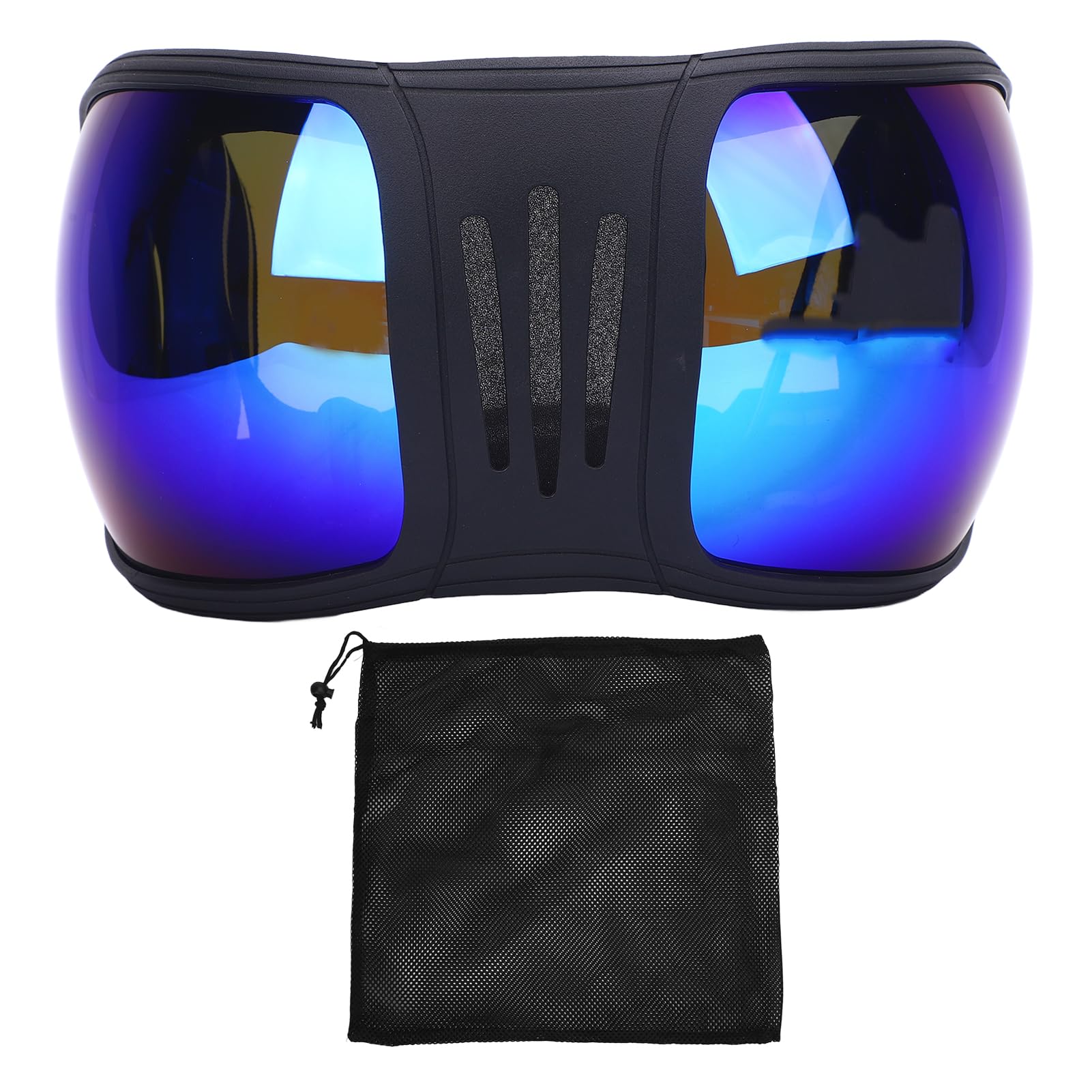Drfeify des Lunettes de Cheval, des Lunettes de Chevaux en Plastique en Plastique Lunettes de Soleil de Chevaux avec Sac de Rangement pour Les Fournitures de Harnais