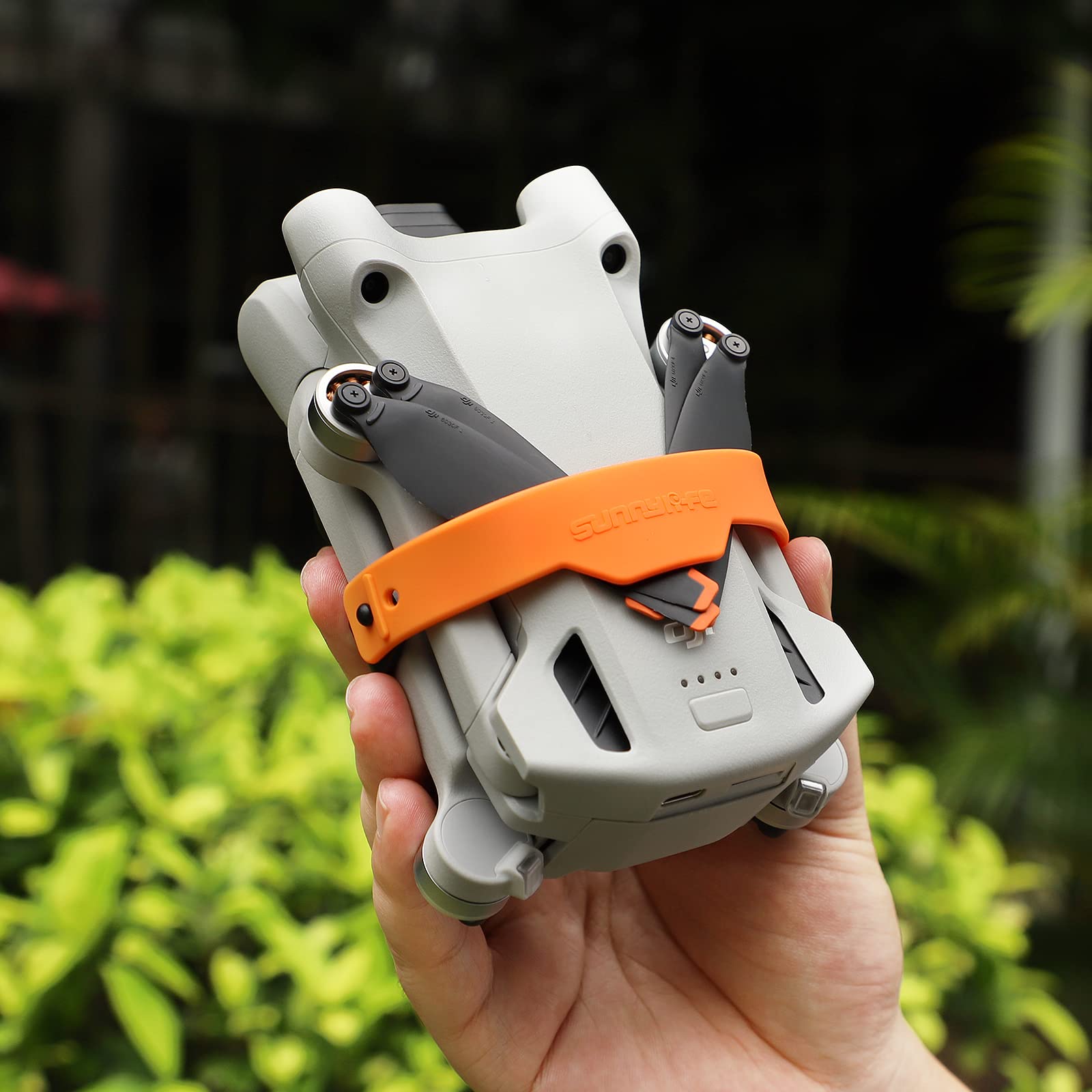 ZJRXM Propellerschutz Für DJI Mini 3 Pro – Silikon-Halterung Zum Schutz Der Propeller Beim Transport