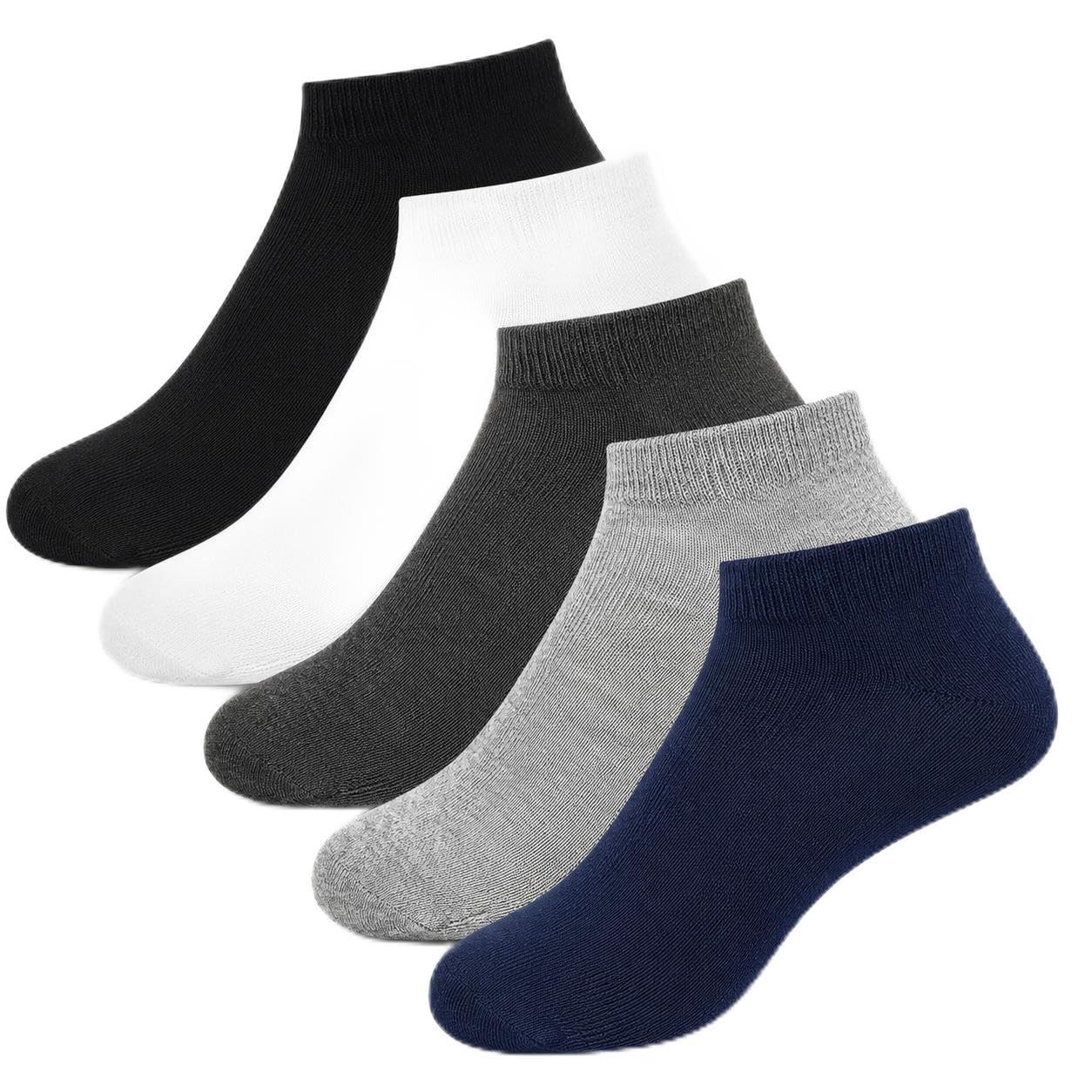 Men's Ankle Socks Pack of 5, Multicolour-picture-31