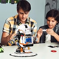 Vista 6 de JMBricklayer Space Panda Astronaut Building Sets 70005, Cool & Cute Animals Panda Bear Display Model, Space Toys Sets for Adults Boys Girls Aged