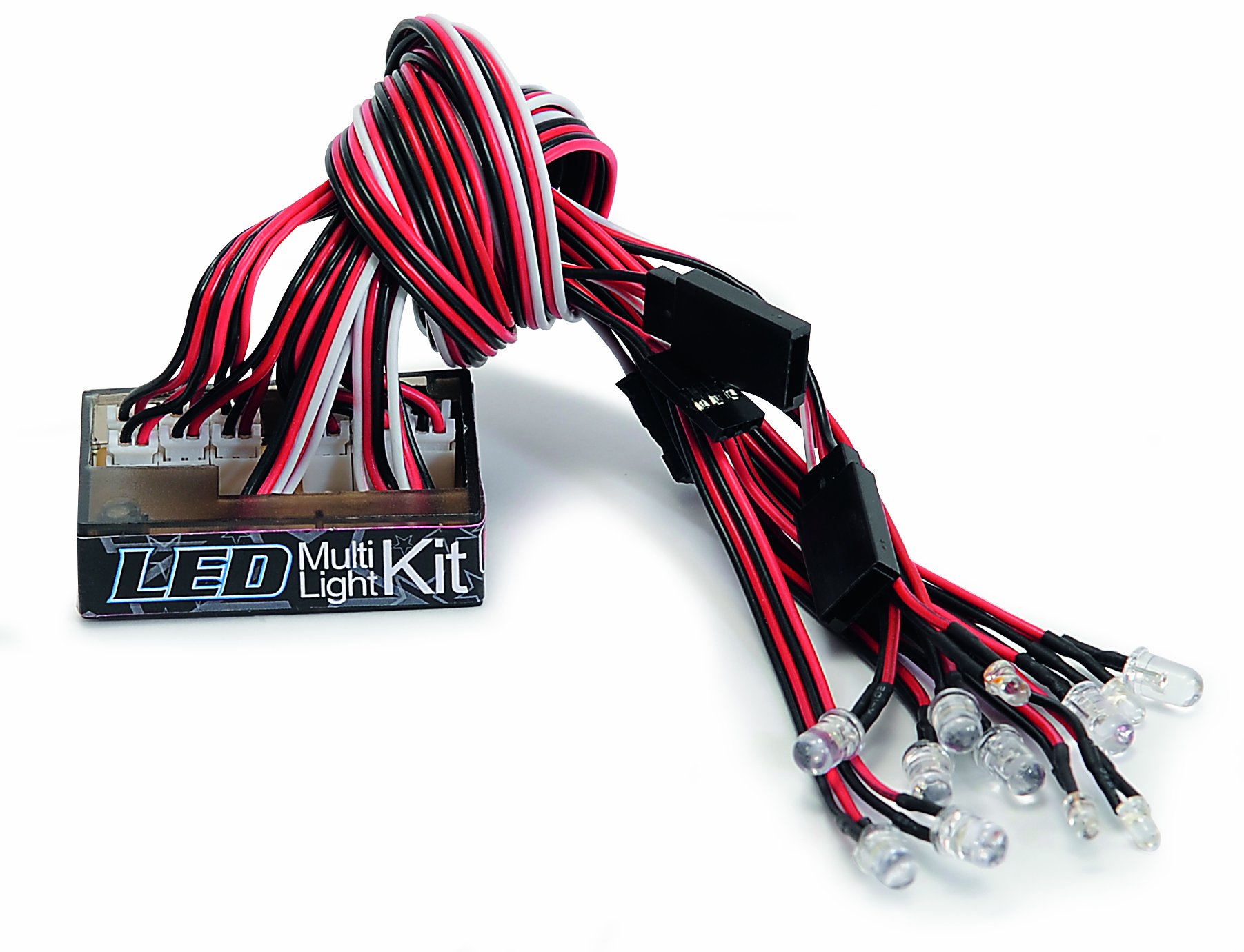 Carson 500906154 Unité d'éclairage à LED Race - Accessoires pour modèles réduits, modèles réduits RC, Accessoires pour Voitures