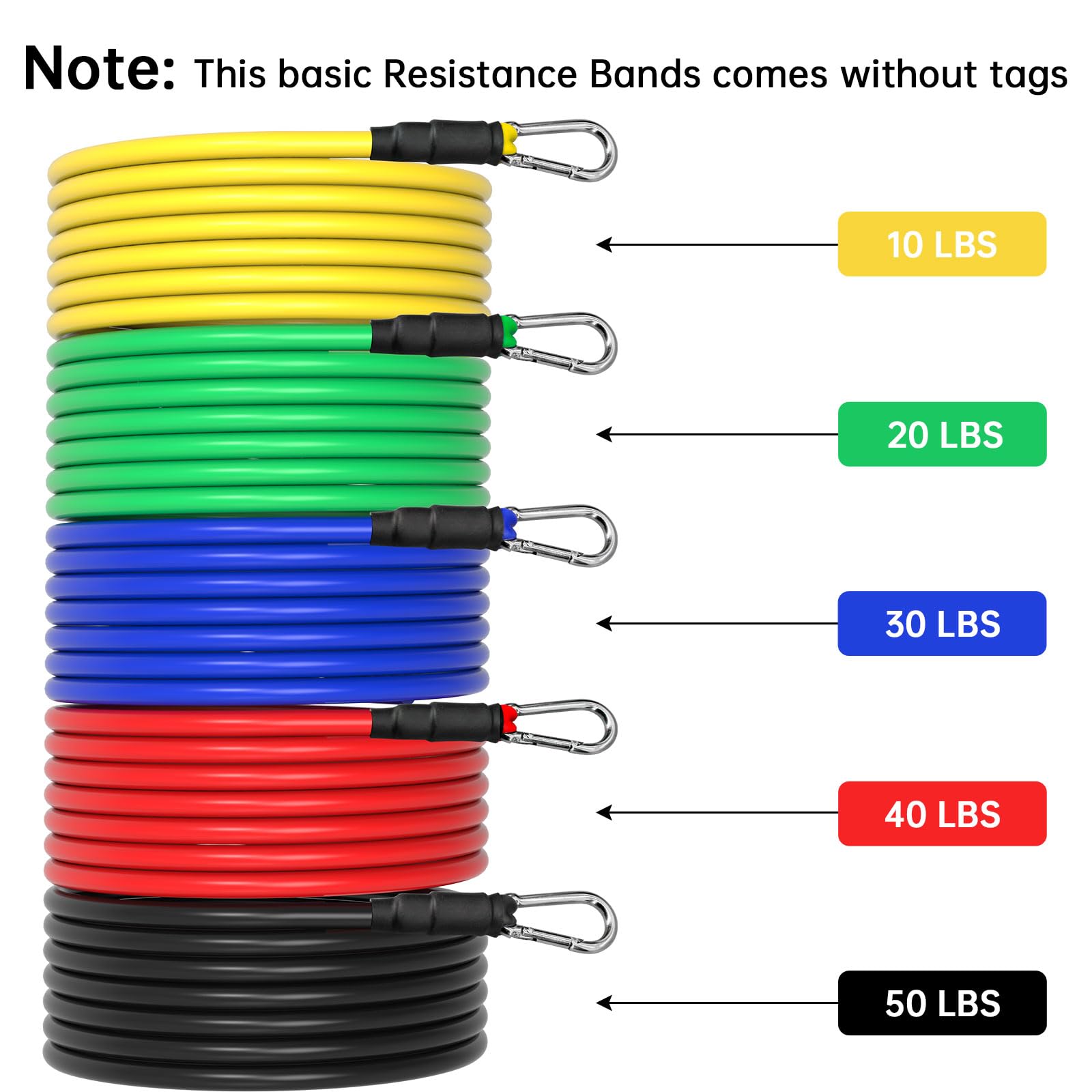 Juego de bandas de resistencia para entrenar con estante de almacenamiento de equipos de gimnasio