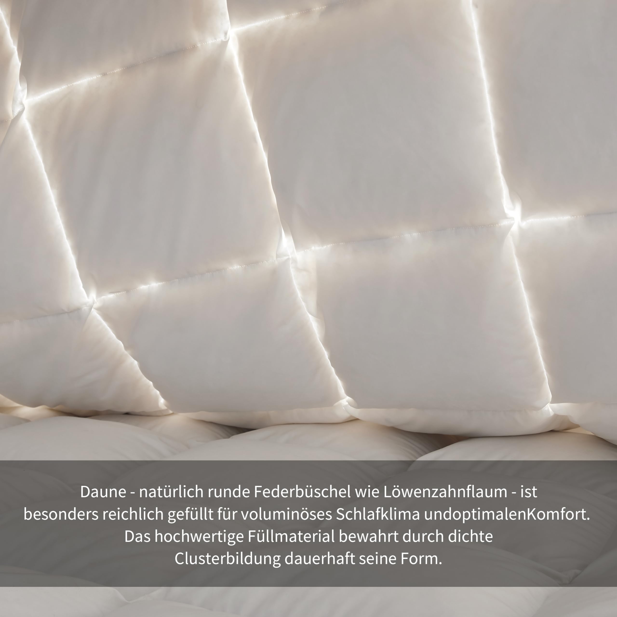 SAPHREAS Federn & Daunen Bettdecke 135x200 cm Ganzjahres, Baumwollgewebe mit Federn Daunen Füllung, Oeko-Tex, RDS Zertifiziert für Tierwohl Daunendecke Federbettdecke weiße