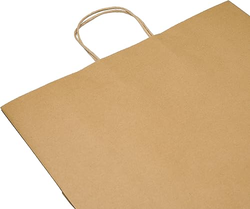 Miniatura 2 de PTP BAGS Bolsas naturales de 16 x 6 x 12.5 pulgadas (paquete de 50) bolsas de regalo de papel kraft reciclables