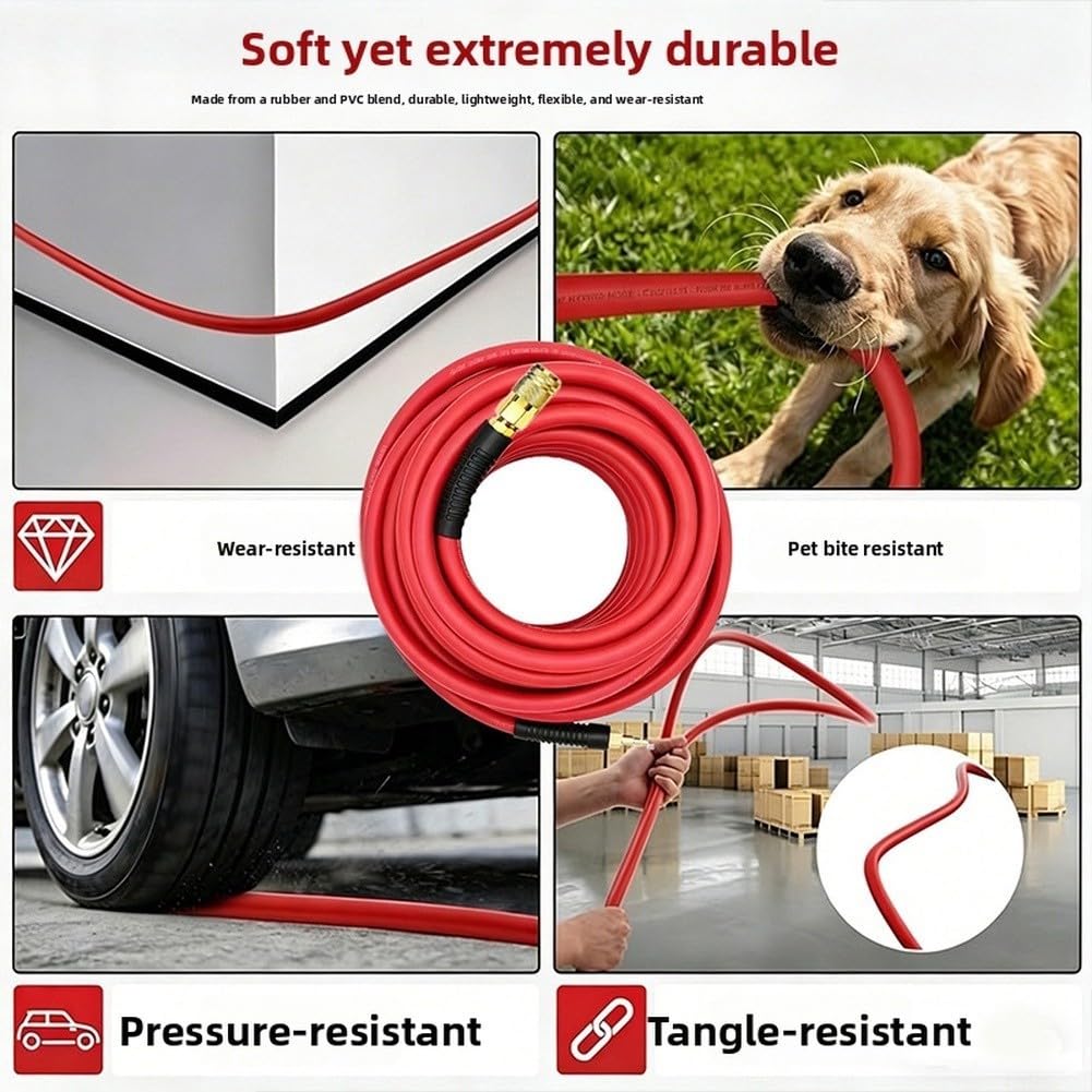 Tubo Pneumatico 1/4" Alta Pressione 10kg PVC(Black 6 * 12 15m)