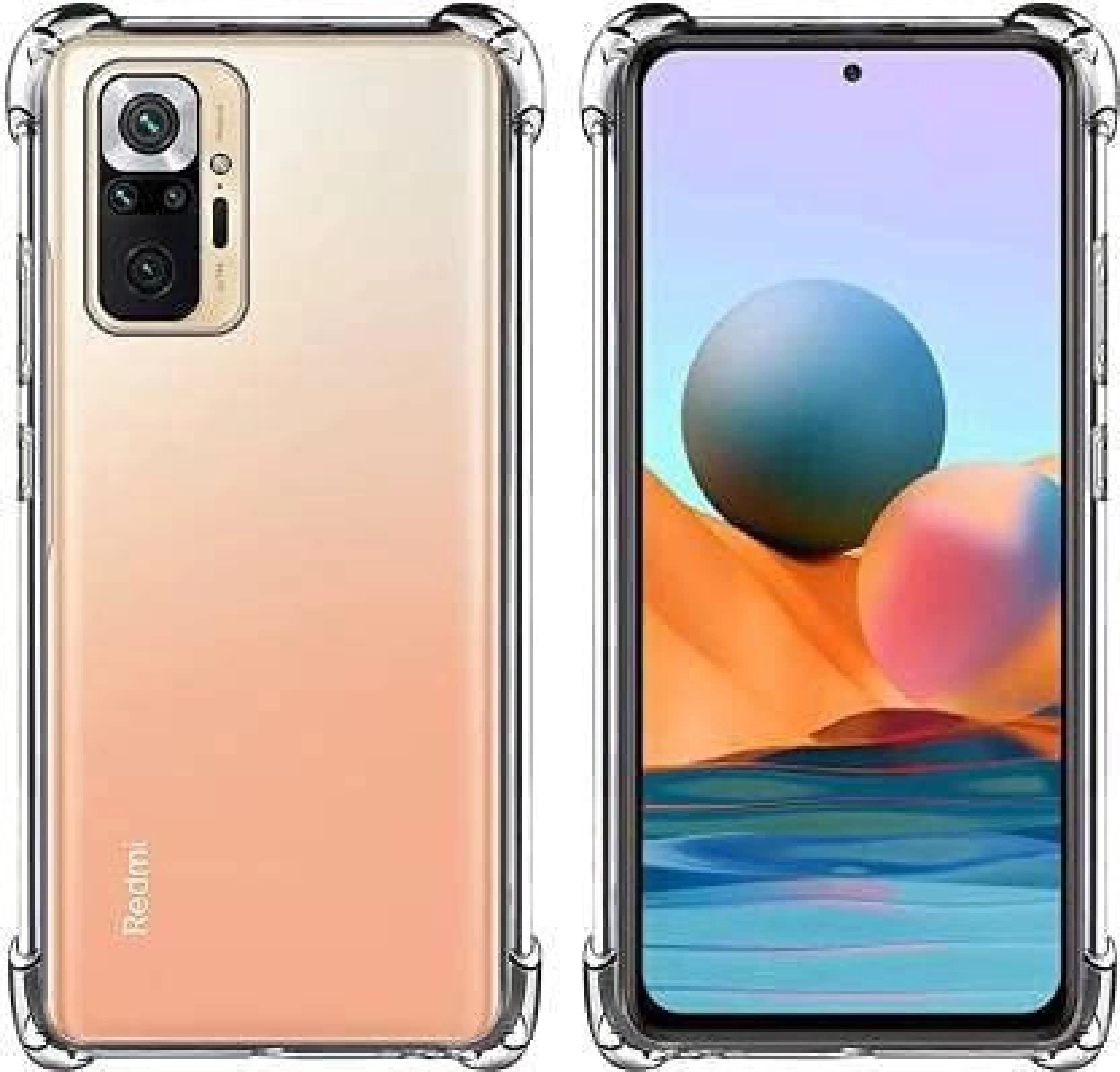 Glasgow Flexible Back TPU Case Cover Drop Protection Cover for Mi Redmi Note 10 Pro - Transparent (B0B9YCC7SK) Amazon Price History, Amazon Price Tracker