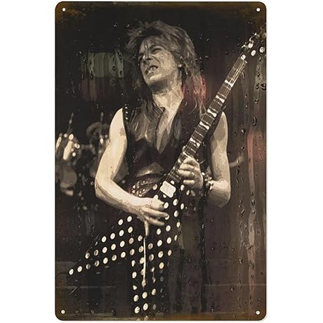 Randy Rhoads Retro Plaque: A Timeless Tribute to a Guitar Legend