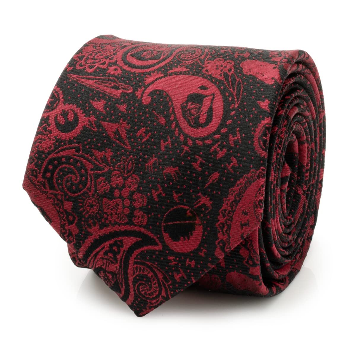 Cufflinks Inc. Vader Paisley Black and Red Men's Tie