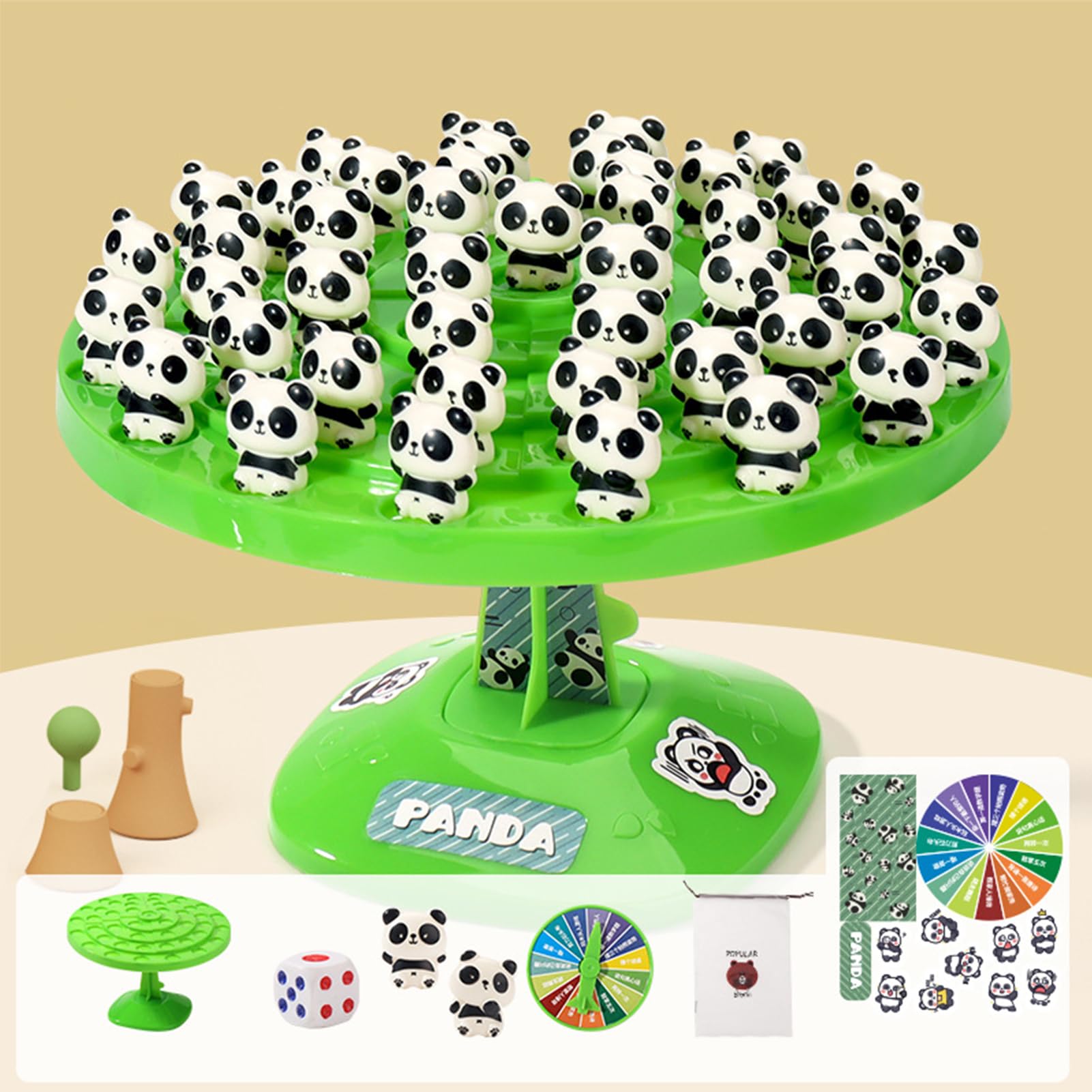 Balance Board Jumper, Balle de Saut pour Les | LUMIÈRES LED colorées Panda Forme de Saut à Saut,Jouet Non glissé pour Les activités de Plein air Filles garçons