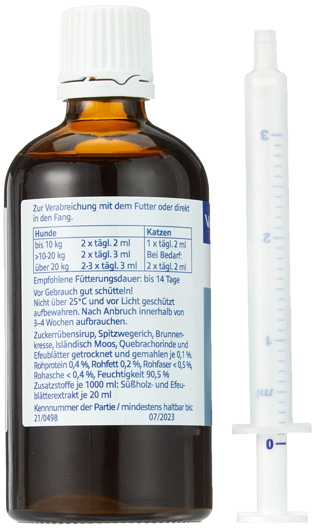 Virbac - Pulmostat akut Hustensaft für Hunde und Katzen, 1er Pack (1 x 100 ml)