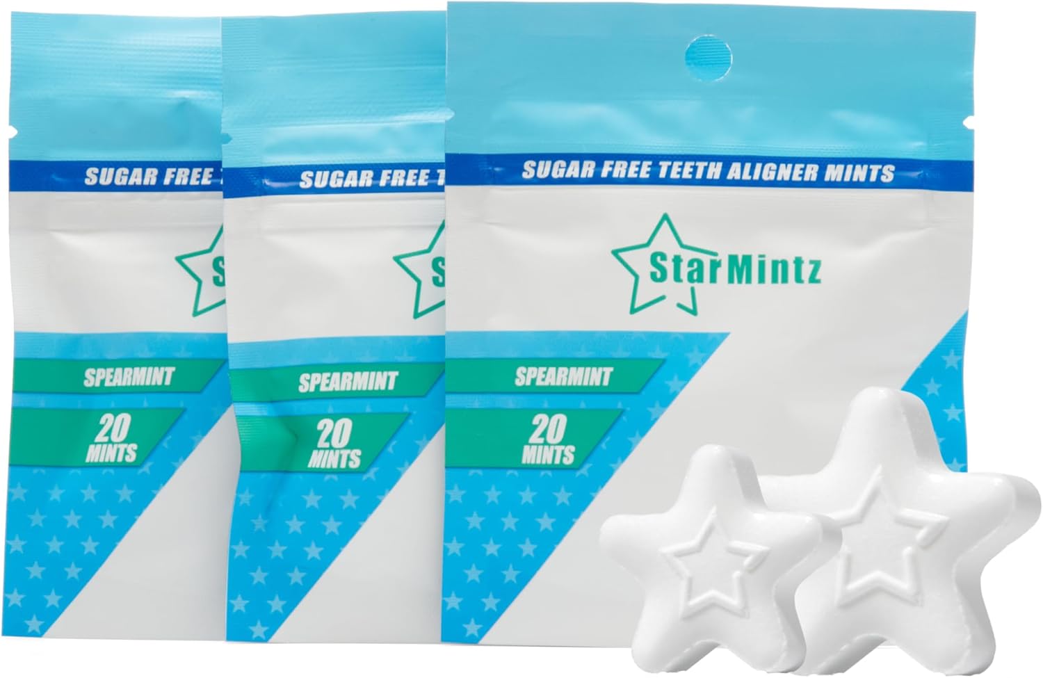 StarMintz Clear Aligner Mints that Seat Your Aligners & Soothe Aligner