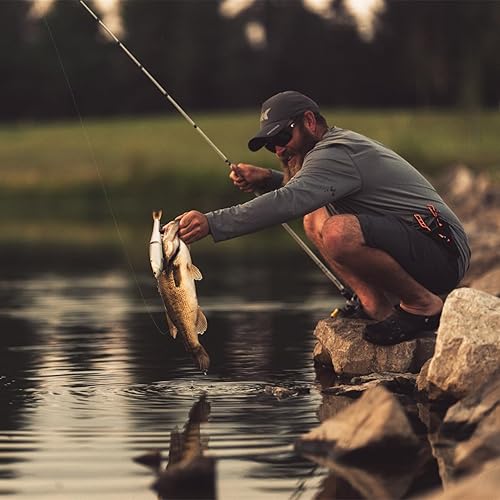 Miniatura 2 de KastKing Camisas de pesca UPF 50 para hombre, camisa de pesca de manga larga, transpirable, absorbe la humedad, camisas de sol para hombres
