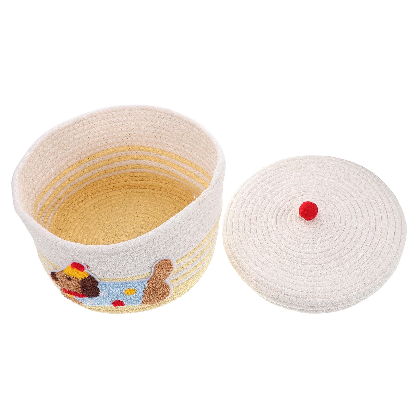 Panier Décoratif pour Rangement de Jouets en Corde dans la Chambre