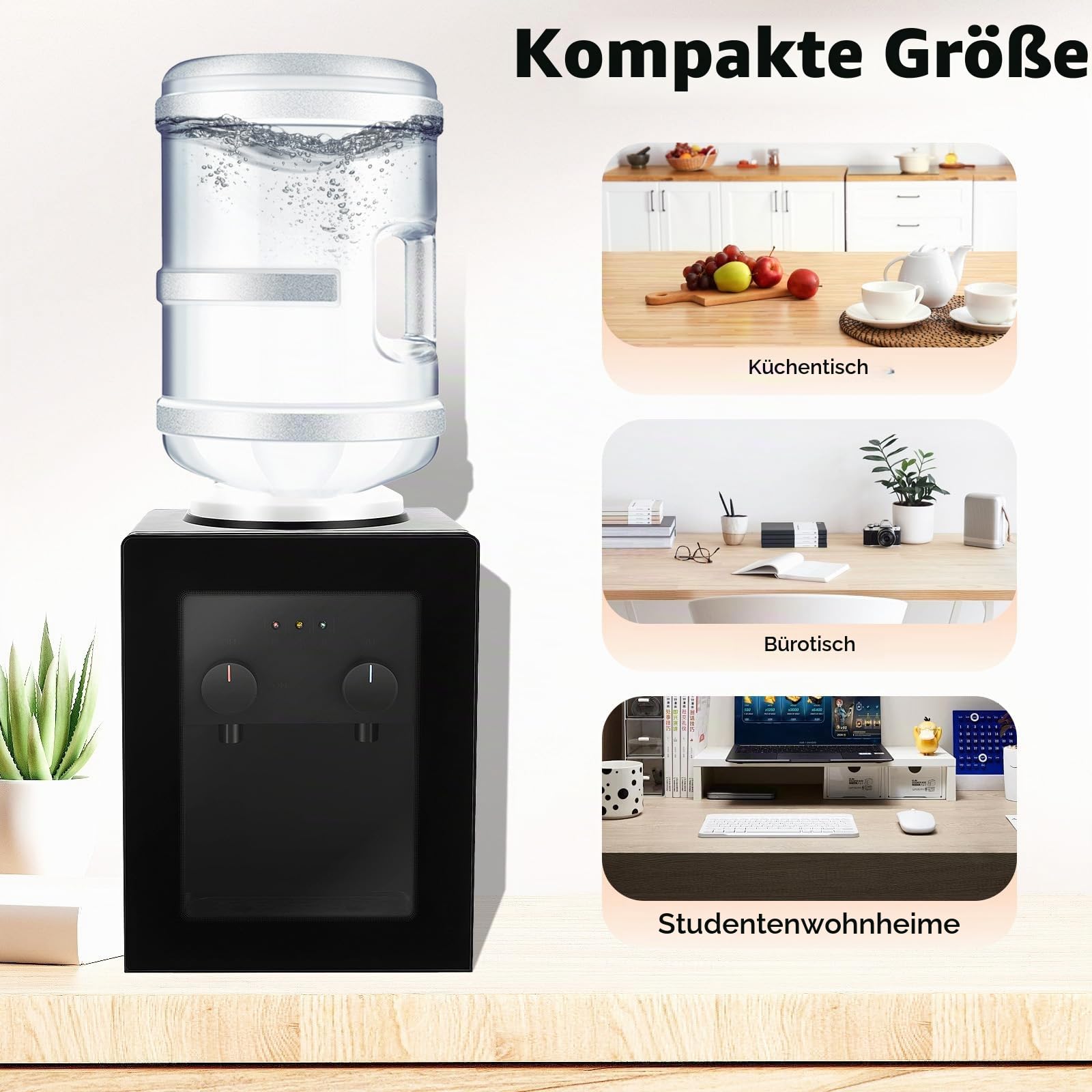 550W 220V Elektrischer Wasserspender Heiß Kalt Trinkbrunnen mit Staubtür kompatibel Für Büro Hause