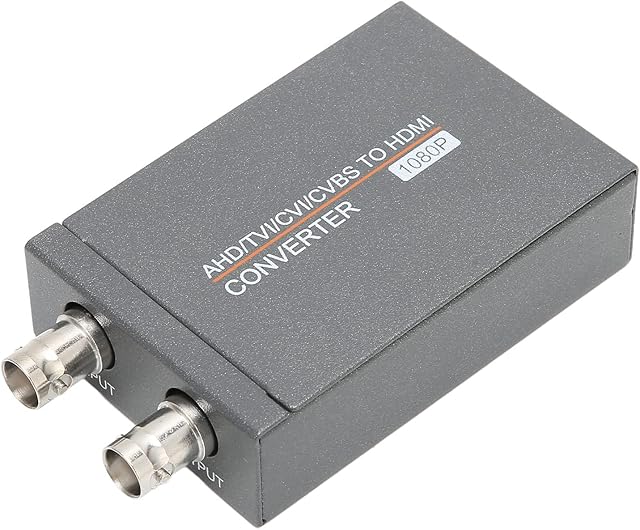 AHD TVI CVI CVBS to HDMI Converter Adapter, Multimedia Full HD 720P 1080P 3MP 4MP 5MP 8MP BNC to HDMI Video Adapter for Monitor HDTV DVR