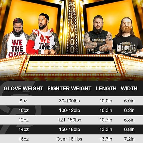 Miniatura 7 de Guantes de boxeo profesionales para hombres y mujeres, adecuados para boxeo, kickboxing, artes marciales mixtas, maui, tailandés, artes marciales