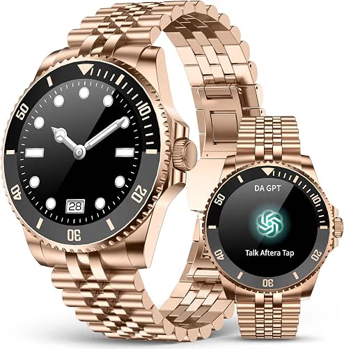 2025 DA GPT Smart Watch for Men,1.19-inch AMOLED Display, 24/7