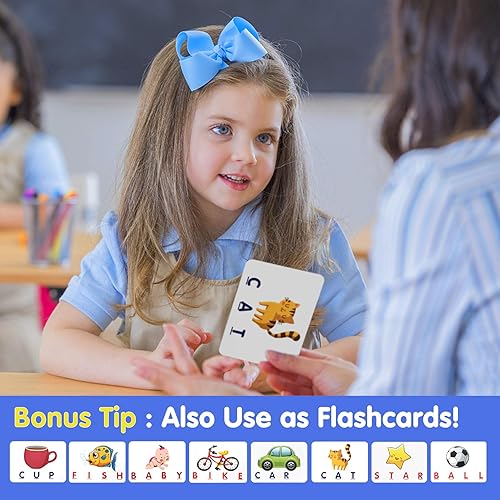 Miniatura 5 de HahaGift Juguetes educativos para niños y niñas de 3 a 5 años actividades de aprendizaje de letras a juego regalo ideal de cumpleaños de Navidad