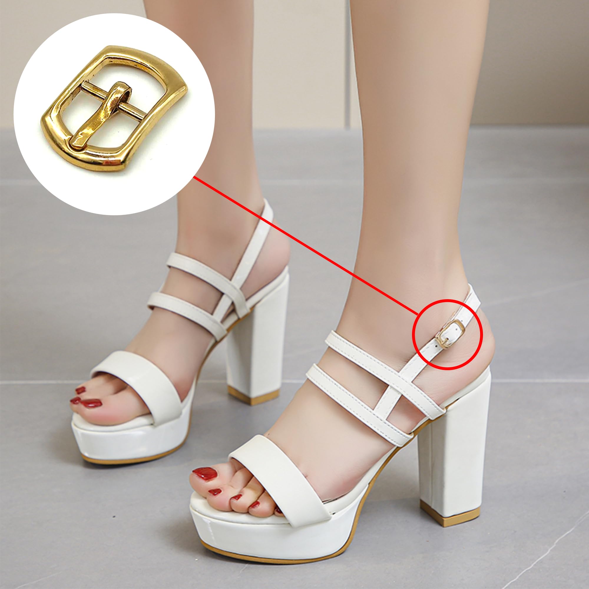 30 Pcs Fibbia Rullo Fibbia Cintura Piccole Fibbie Metallo Pelle Fibbia Ad Ardiglione Hardware Fibbie Scarpe Borse Scarpe Cintura Fai Da Te Accessori