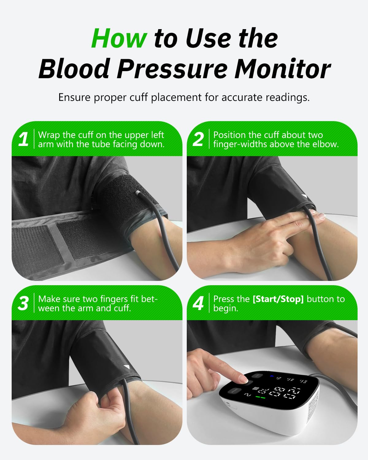 HealthTree Blood Pressure Monitor - Accurate Readings -6 HealthTree Blood Pressure Monitor - Accurate Readings -6