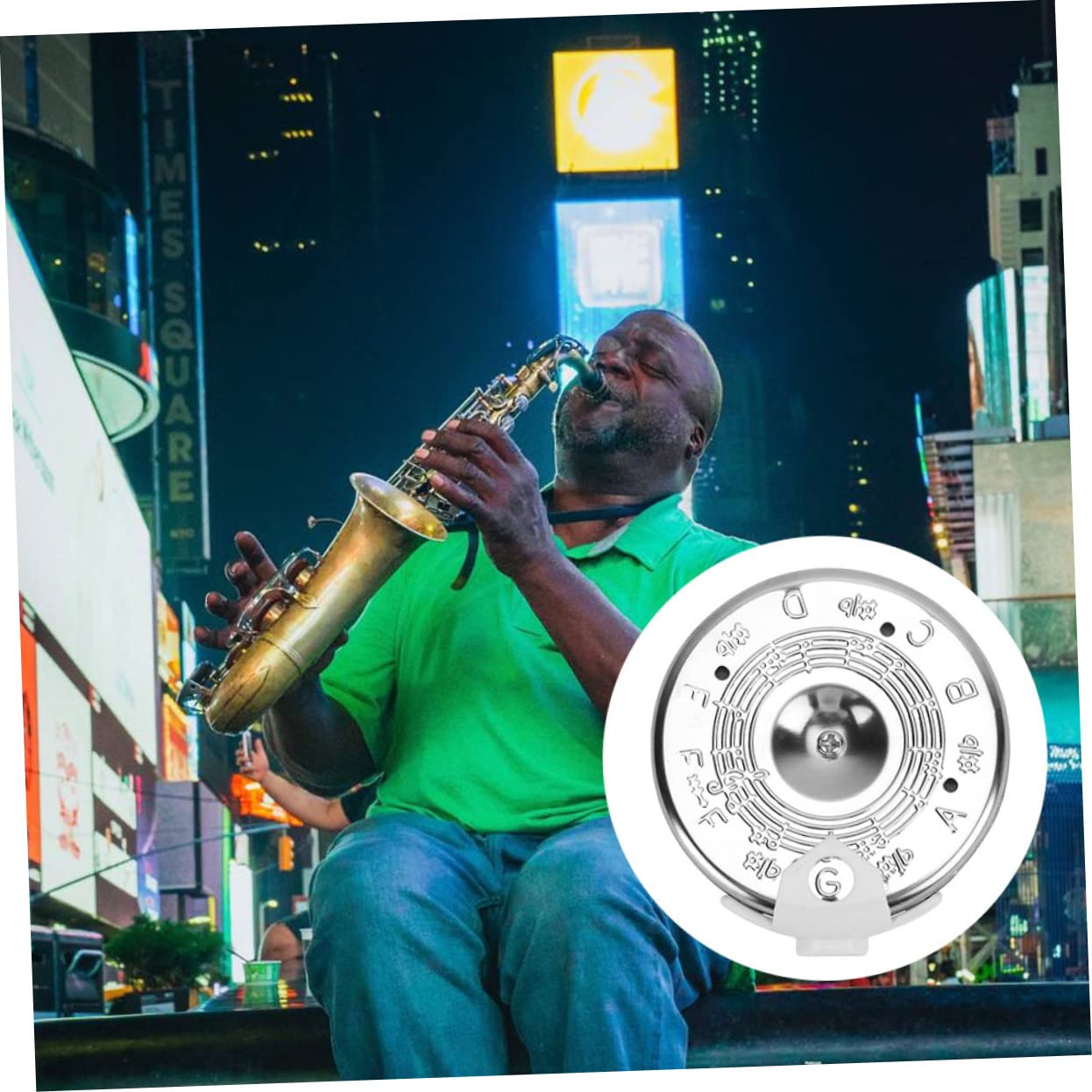 TOYANDONA 6stücke Chromatischer Tuner Für Gitarre Und Bass Präziser Pitch Pipe C-c Für Musikübungen Und Anfänger Kompakt Und Tragbar
