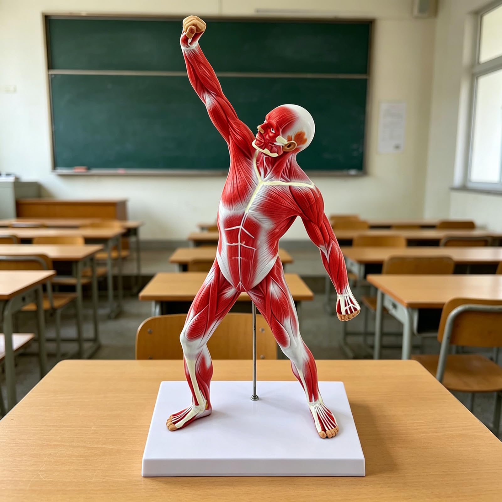 Modello di anatomia del muscolo scheletrico strumento didattico dettagliato dei medici con identificazione accurata del muscolo per uso dello studio Modello di insegnamento clinico