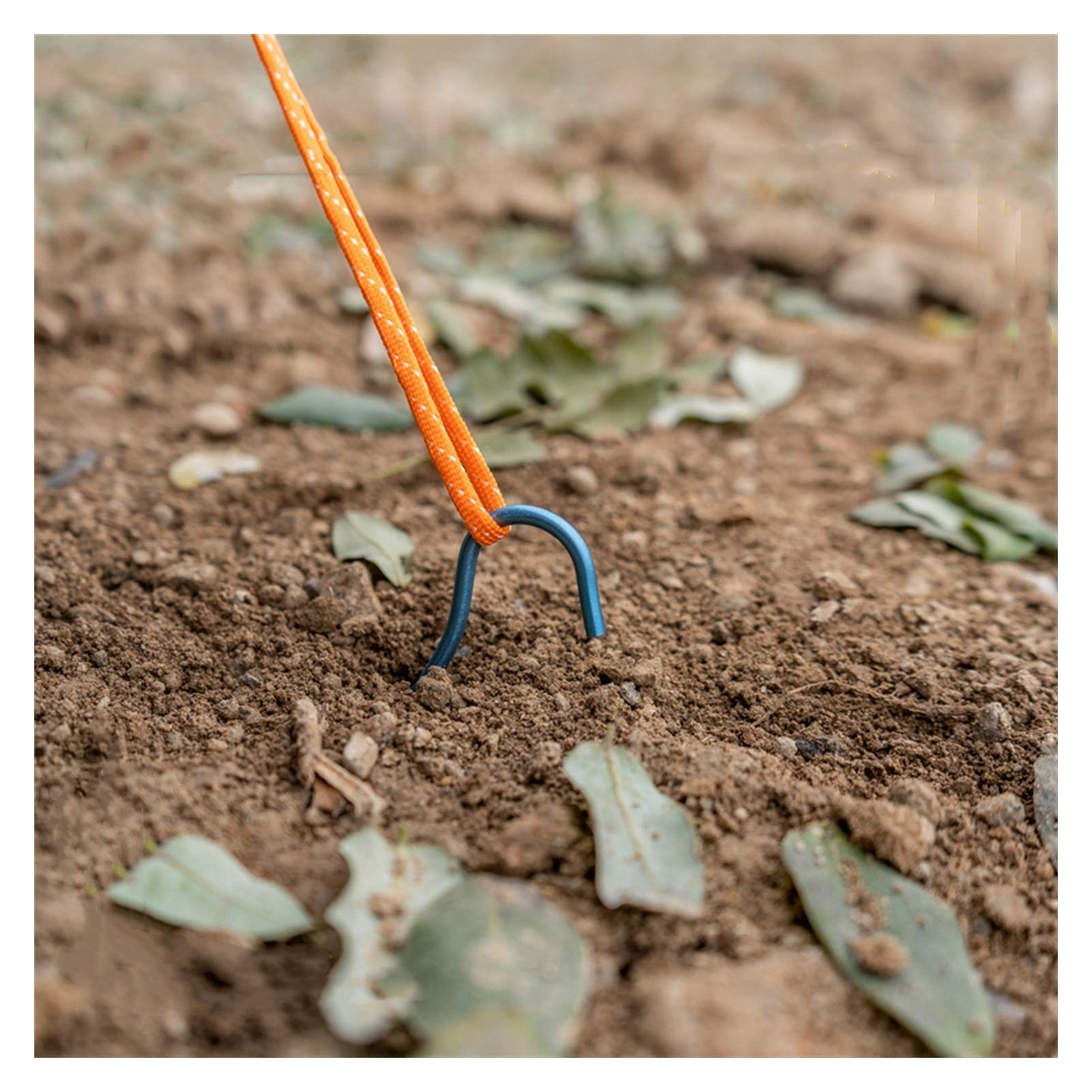 Piquet de tente en titane robuste et durable 8/10/12 pièces 3,0 mm en alliage de titane coloré camping en plein air piquet de tente en titane tête courbée clou de tente en titane pour jardinage rando